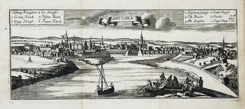 Dresden panorama gesamtansicht - dresden,