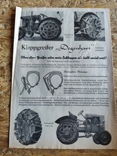 Klappgreifer Degenhart  Lanz Bulldog Prospekt traktor tractor brochure M8