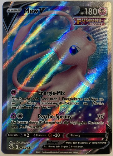 Pokemon mew full art - v,