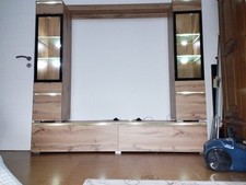 Edle Wohnwand mit LED Beleuchtung Neuwertig NP799.- Euro