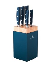 Carl Schmidt Sohn 091170 KAMEN Messerblockset 6-tlg., Edelstahl/Holz