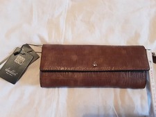 DaMentasche Clutch  Braun mit