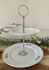 Etagere - Porzellan - Seltmann Weiden, Rosa Rosen