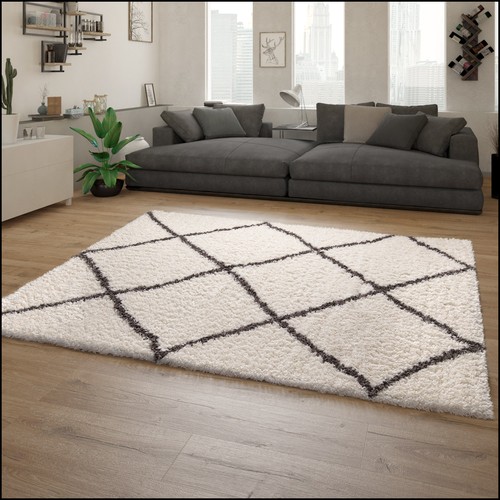 Hochflor teppich wohnzimmer - hochflor,