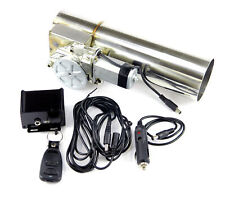 EDELSTAHL KLAPPENAUSPUFF + FERNBEDIENUNG / 76MM / 3" UNIVERSELL / LÄNGE 271MM