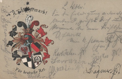 Studentika 1912 akademischer - studentika,