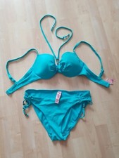 Hunkemöller Bikini Badeanzug Zweiteiler Türkis Gr M 36 38 75 C Top Zustand 