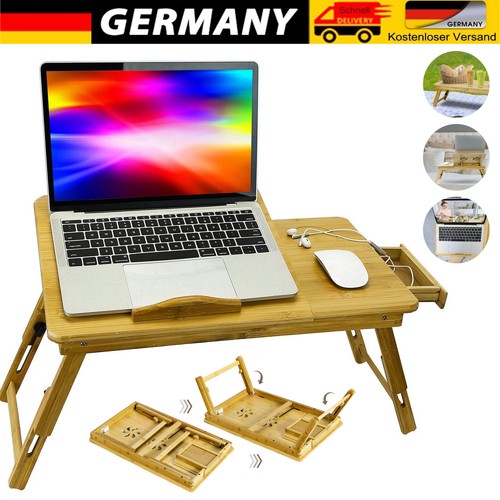 Laptop tisch aus bambus - laptop,