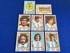 8 Panini München 74 WM Fußball Album Sticker Argentinien Recovered 2nds