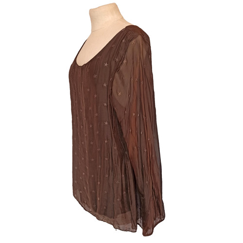 Chiffon bluse italy - chiffon, 💙