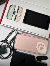 OVP Nintendo Switch Konsole Custom Joy-Cons (Pastell Mint/Rosa) – HDMI defekt