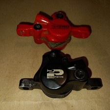 2x Fahrrad HYDRAULIK BREMSSATTEL Tektro TWIN PISTON hydraulische Scheibenbremse