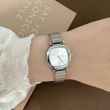 Damen armbanduhr,Quarzuhr mit einstellbarem Edelstahlarmband Geschenk für Frauen