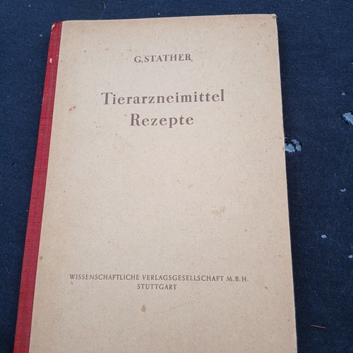Altes buch tierarzneimittel - buch,