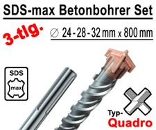 SDS-max Betonbohrer Set 3-tlg