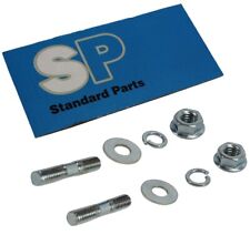 2x Auspuff Stehbolzen mit Muttern für 50ccm 2 Takt Roller / Mofa / Moped etc