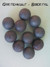 Je 10Stck. Eisenkugel 20, 25, 30, 40, 50 mm, Vollkugel, Zaunkugel, Stahlkugel