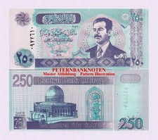 IRAK IRAQ  250 Dinars  2002