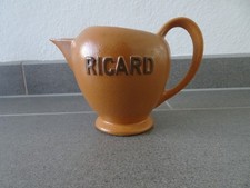 RICARD Ateliere de Ceramique Keramik Karaffe Krug Kanne mit Werbung Vintage