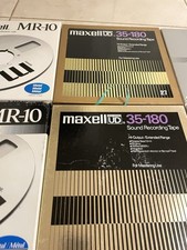 Maxell MR-10 + Maxell 35-180 + ReVox – Alu-Spulen Sammlung