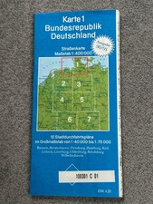 Aral Straßenkarte Karte 1 BRD