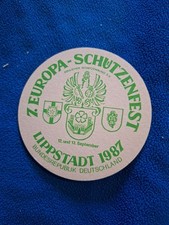 Bierdeckel 1987 Schützen Lippstadt - Weissenburger