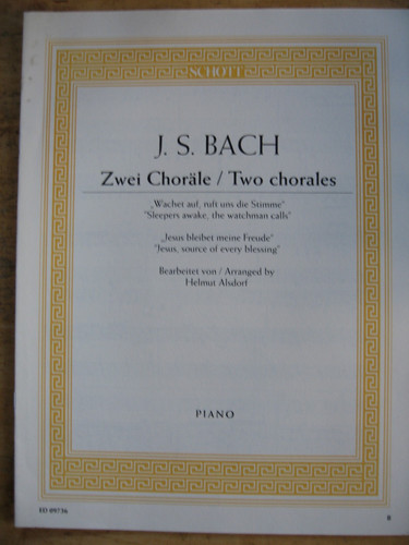 Noten für klavier s bach - noten, j.s.bach
