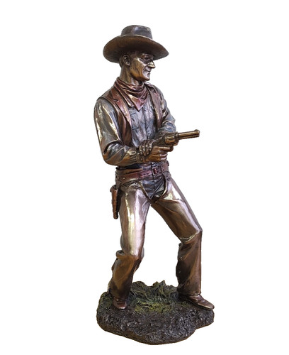 Cowboy revolverheld statue - revolverheld,
