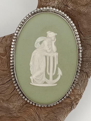 Vintage wedgwood grün weiß - vintage,