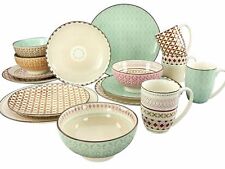 Mandala Kombiservice Geschirrset 16tlg 4 Personen Steinzeug CreaTable 20310