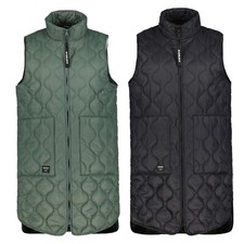 Icepeak Weste Steppweste Jacke Frauen Damen lang leicht schwarz grün Aalean