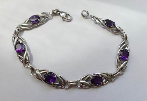 Armband dunkelviollete - 6,
