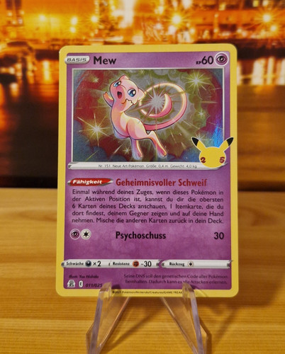 Pokemon mew holo 25 - mew,