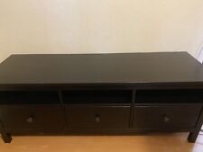 TV Bank Hemnes Ikea schwarzbraun