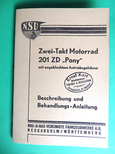 NSU 201 ZD "Pony"  Motorrad