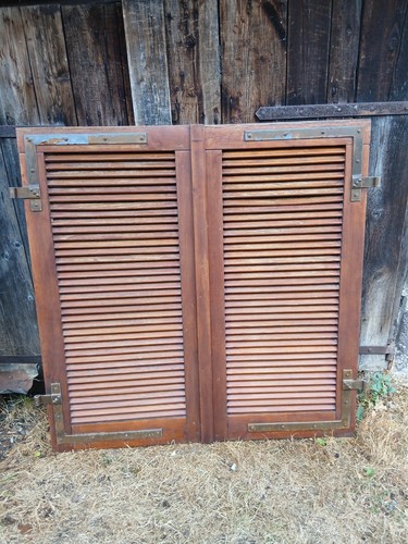 Paar fensterladen holz - paar,