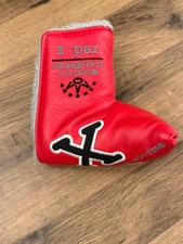 Seltener Titleist Scotty Cameron Red X Blade Putter Headcover 