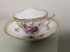 Antik Mokka Tasse Handmalerei