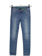 ONE GREEN ELEPHANT Röhrenjeans Damen Jeans Gr. DE 34 blau Casual-Look