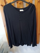 Kaffe Bluse Tunika schwarz 40