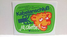 Aufkleber der Firma Kabel-Service Berlin