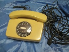 Telefon Apparat mit Drehscheibe , Deutsche Post , Nostalgie Technik  80er Jahre