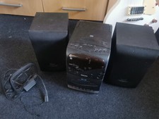 Anlage mit vier Boxen von Philips CD, Kassetten und Radiofunktion sehr gut