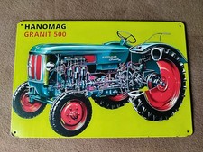 Blechschild Hanomag Granit 500