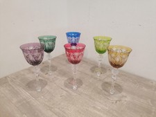 6 x hohe alte WMF Crystal