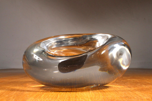 Glasskulptur halbschale wohl - halbschale,