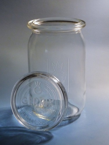 Vintage gerrix rillenglas - vintage,