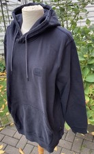 Hugo Boss -Hoodie aus Baumwolle mit Logo-Aufnäher- dunkelblau/XXL-