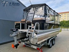 Ponton Boot Elektroboot CE! BJ 2023 + Torqeedo Cruise 6 RL + Akku 48-5000 + mehr