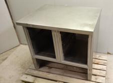 Gastro Edelstahl Arbeitstisch Edelstahltisch Tisch, Regal, Schrank VA 90x70x84